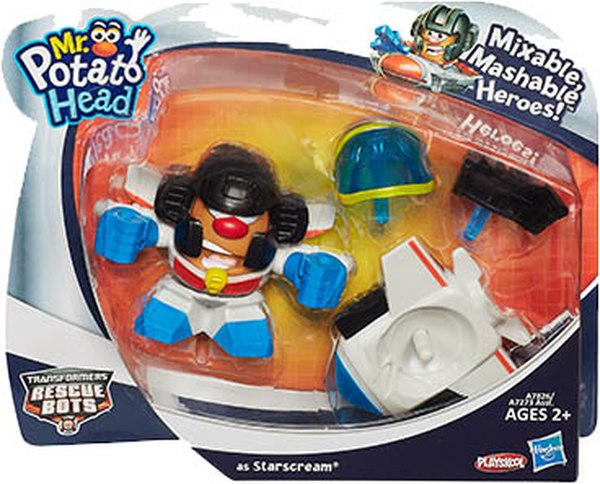 New Images Optimus Prime Robot With Truck And Starscream Playskool Mr. Potato Head Transformers Toys  (3 of 4)